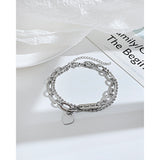Customizable Male Name Bracelet Stainless Steel Punk Jewelry