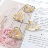 Pearl Love Earrings DIY Girl Patch Material