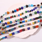 Star Glass Beaded Necklace DIY Jewelry Accessory 1PCS