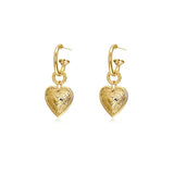 Vintage Women's Earrings 18k French Romantic Style - Free Shipping