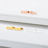Love Heart Pattern Square Earrings Studs Women Jewelry Girl