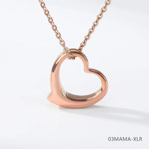 Love Heart Pendant Necklace for Women, Girl Chain Jewelry