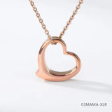 Love Heart Pendant Necklace for Women, Girl Chain Jewelry