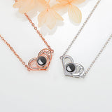 Customizable Love Projection Necklace