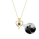 Love Projection Necklace Pendant Jewelry For Lover Girlfriend Couple