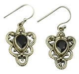 LoveGem Cut Stone EARRINGS 925 Sterling Silver 36.6mm