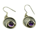 Lovegem Amethyst EARRINGS 925 Sterling Silver 34.3mm AE2156