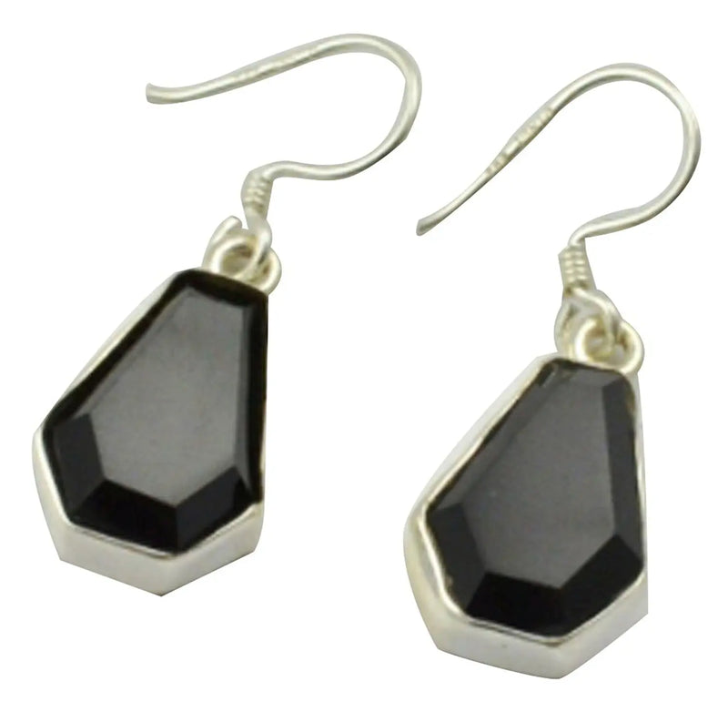 Lovegem Cut Stone EARRINGS 925 Sterling Silver 31.3mm