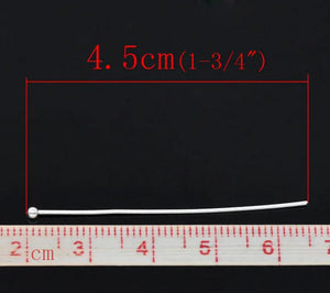 300PCs Ball Head Pins 4.5cm (B13046) Well Sorted