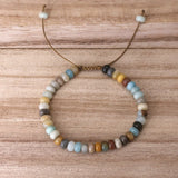 4*6mm Amazonite Stone Bead Bracelet | Friendship Bracelet for Women Girls