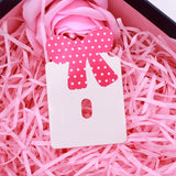 100pcs/Lot Hot Pink Bow Head Hair Hoop Display Cards DIY Hairpin Packaging