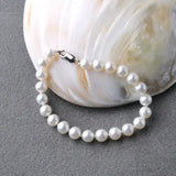 Natural AAA+ Pearl Bracelet Tibetan Clasp 7.5'' Jewelry
