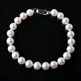 Natural AAA+ Pearl Bracelet Tibetan Clasp 7.5'' Jewelry