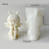 3D Baby Girl Candle Silicone Mold Soap Mold Chocolate Candy Mold