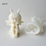 3D Baby Girl Candle Silicone Mold Soap Mold Chocolate Candy Mold