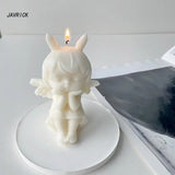 3D Baby Girl Candle Silicone Mold Soap Mold Chocolate Candy Mold
