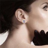 Animal Earrings Set Cat Stud Earrings Stainless Steel Hollow Jewelry