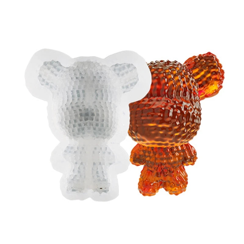 Lovely Bear Silicone Mold for Resin Decor