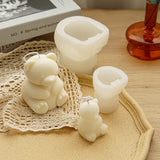 Lovely Bear Silicone Mould For Aromatherapy Candle Mold DIY Crafts