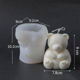 Lovely Bear Silicone Mould For Aromatherapy Candle Mold DIY Crafts