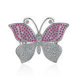 Zircon Butterfly Brooch Pins Christmas Party Jewelry for Women