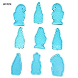 Cartoon Gnome Keychain Silicone Mold Epoxy Resin Craft DIY Jewelry Making