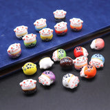 12mm Plutus Cat Ceramic Beads For Jewelry Making