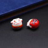 12mm Plutus Cat Ceramic Beads For Jewelry Making