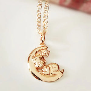 Lovely Charm Pendant 585 Rose Jewelry Necklace Pendant Gift