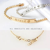 Custom Name Stainless Steel ID Bracelet