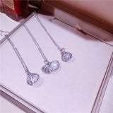 Natural Shell Pendant 925 Sterling Silver Necklace