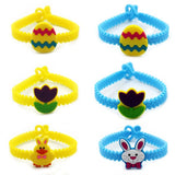 Easter Rabbit Rubber Bangle Animal Bracelet Kids Gift Favor