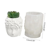 Goddess Plant Pot Silicone Mold for Succulent Resin Flower Pot