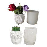 Goddess Plant Pot Silicone Mold for Succulent Resin Flower Pot