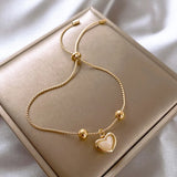 Lovely Heart Charm Bracelet for Women Top Creativity Jewelry