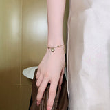 Lovely Heart Charm Bracelet for Women Top Creativity Jewelry
