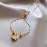 Lovely Heart Charm Bracelet for Women Top Creativity Jewelry
