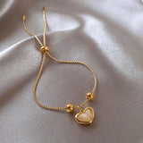 Lovely Heart Charm Bracelet for Women Top Creativity Jewelry