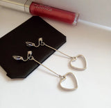 Lovely Heart Clip Earrings for Women