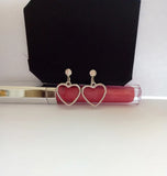 Lovely Heart Clip Earrings for Women
