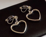 Lovely Heart Clip Earrings for Women