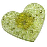 Heart Shape Crystal Stone Drawer Knobs Resin Gravels Pulls Handles