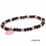 Heart Shape Pendant Stainless Steel Bracelet