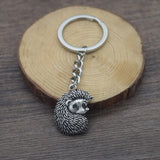 Cute Hedgehog Keychain Animal Jewelry for Car Keys