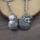 Cute Hedgehog Keychain Animal Jewelry for Car Keys