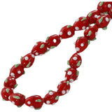 Ins Wind Strawberry Czech Beads Glass Loose DIY Bracelet Jewelry Materials