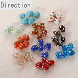 Ins Wind Strawberry Czech Beads Glass Loose DIY Bracelet Jewelry Materials