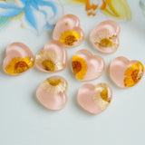 Resin Ear Stud Patch UV Epoxy Real Flower Dried Flower