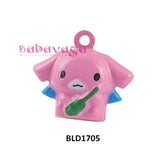 Little Wing Elephant Bell Necklace Pendant Jewelry