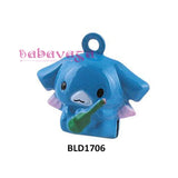 Little Wing Elephant Bell Necklace Pendant Jewelry